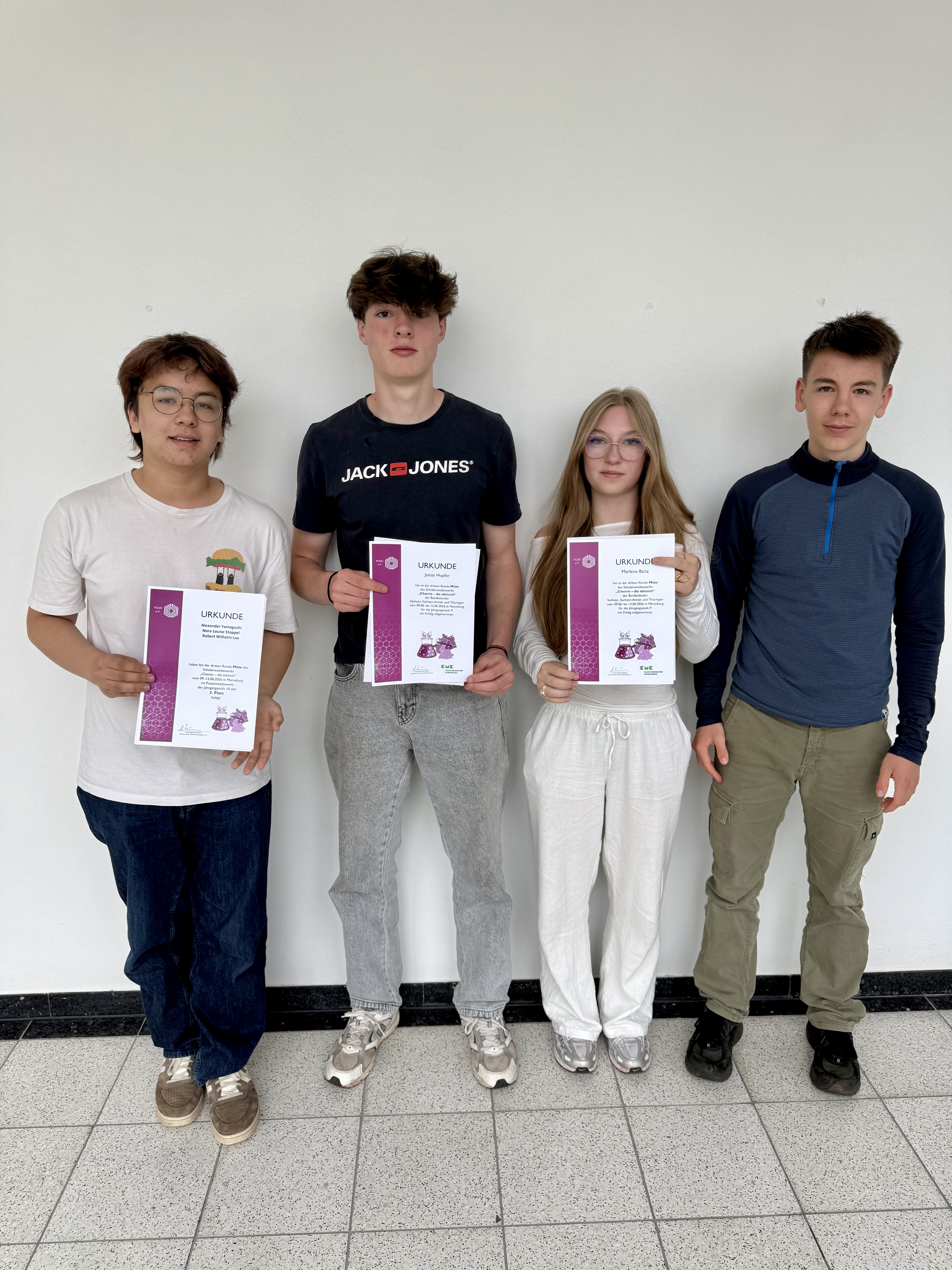 🧪 Chemie die stimmt - 3. Platz in der praktischen Prüfung
